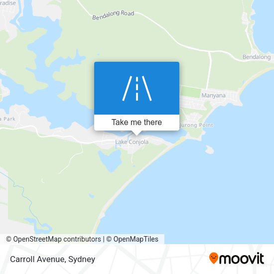 Carroll Avenue map