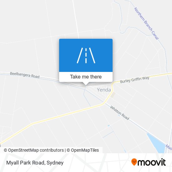 Mapa Myall Park Road