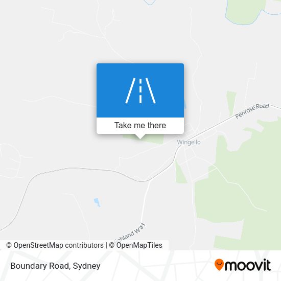 Boundary Road map