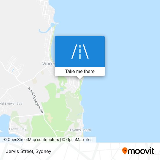 Jervis Street map