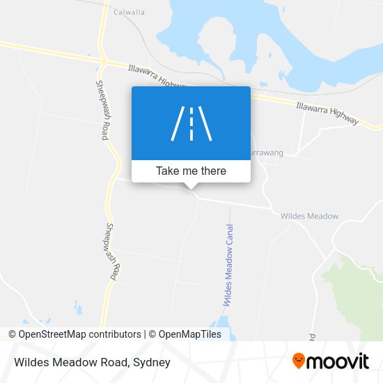 Wildes Meadow Road map