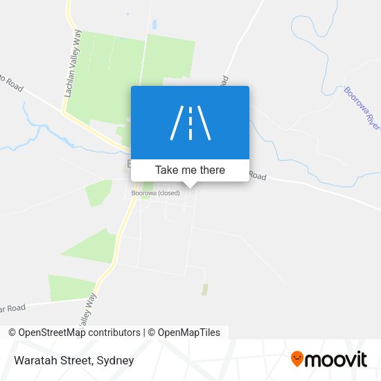 Waratah Street map