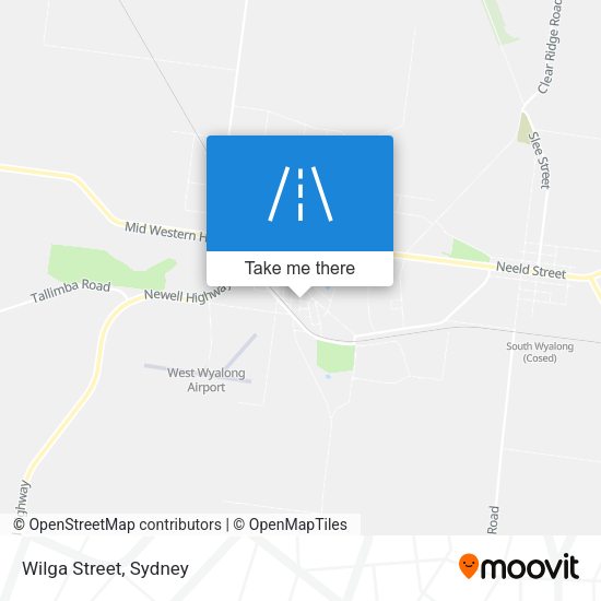 Wilga Street map