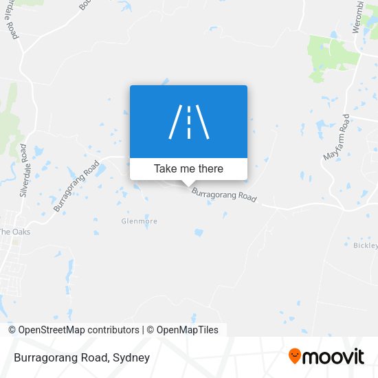 Burragorang Road map