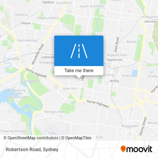 Robertson Road map