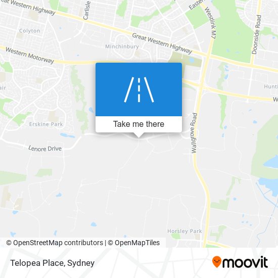 Mapa Telopea Place