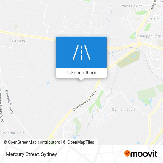 Mercury Street map