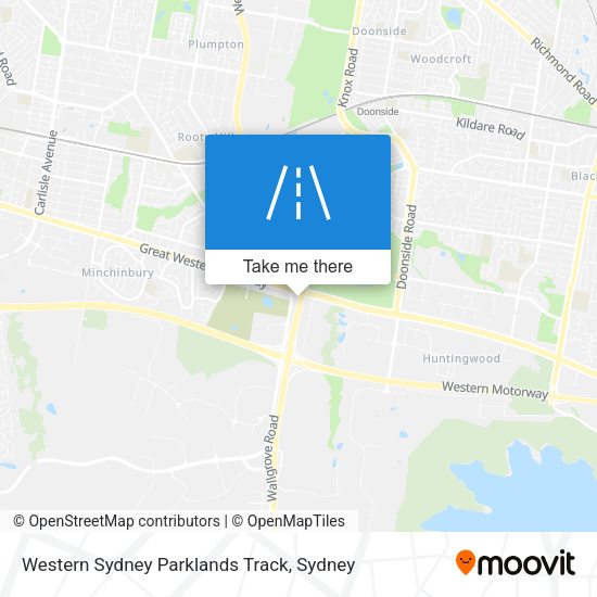 Western Sydney Parklands Track map