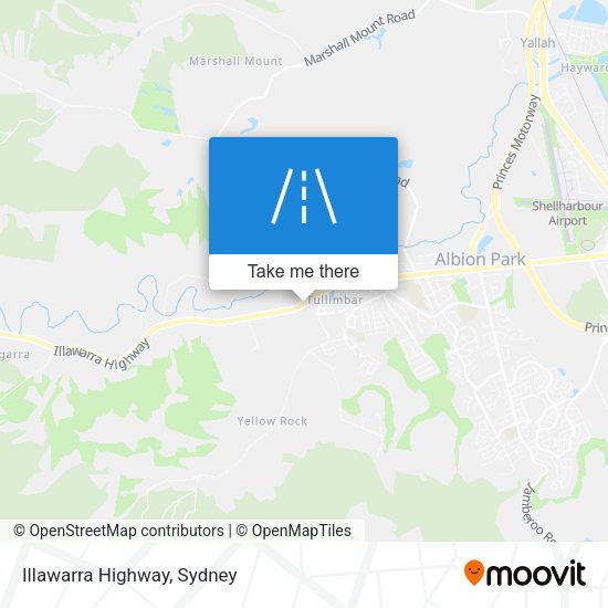 Illawarra Highway map