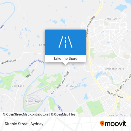 Ritchie Street map