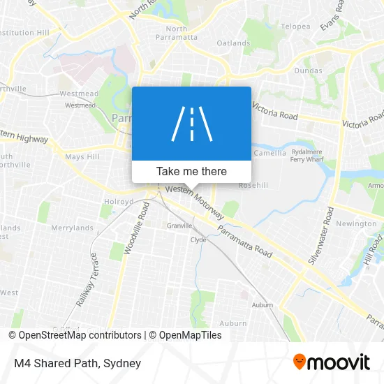 Mapa M4 Shared Path