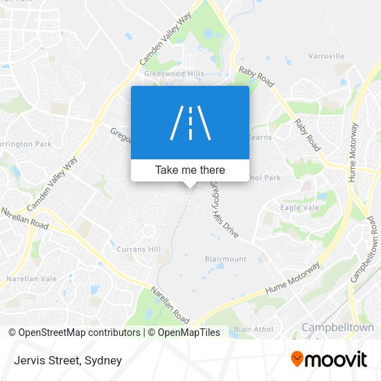 Jervis Street map