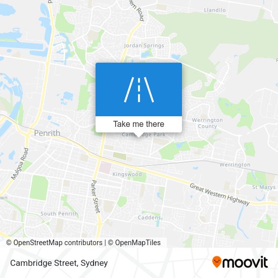 Cambridge Street map