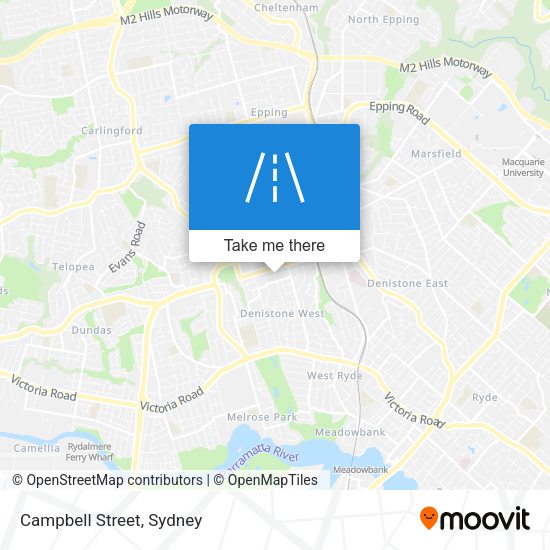 Campbell Street map