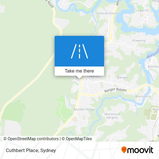 Cuthbert Place map