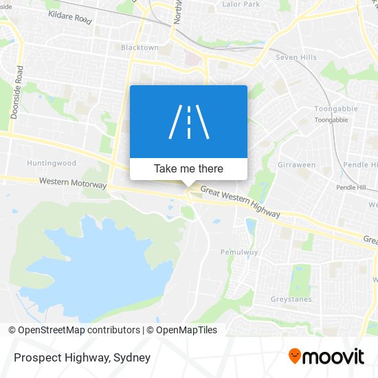 Prospect Highway map