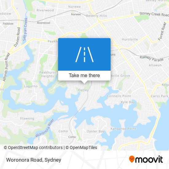 Woronora Road map