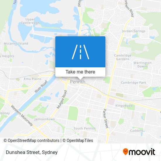Dunshea Street map