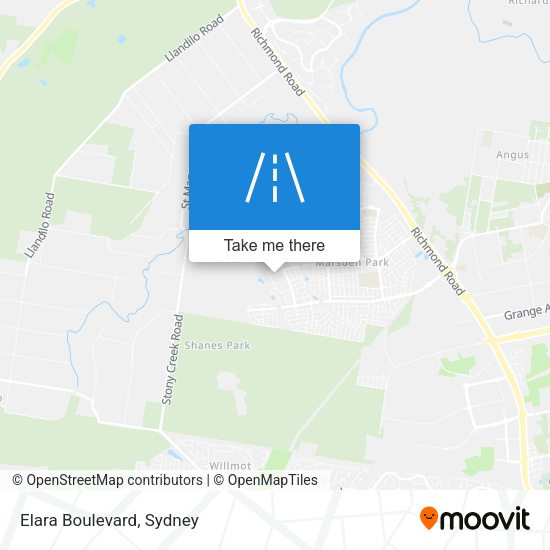 Elara Boulevard map