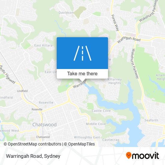 Warringah Road map