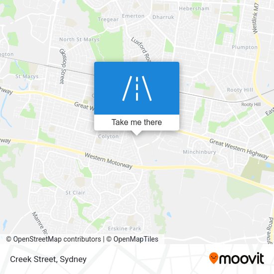 Creek Street map