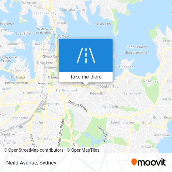 Neild Avenue map