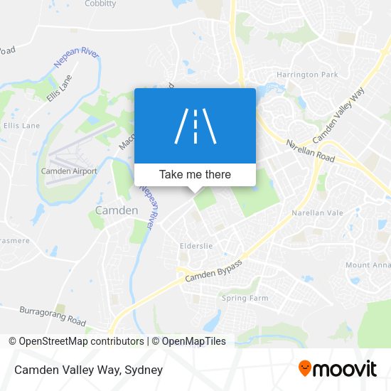 Camden Valley Way map