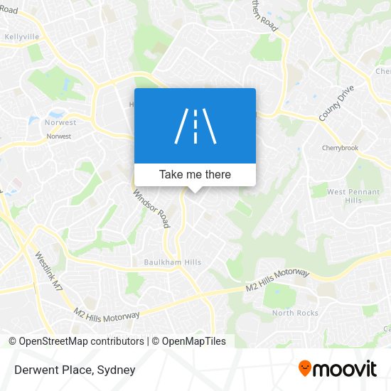 Derwent Place map