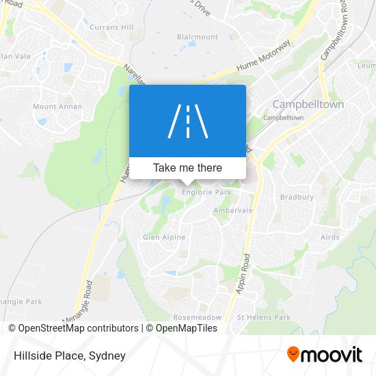 Hillside Place map