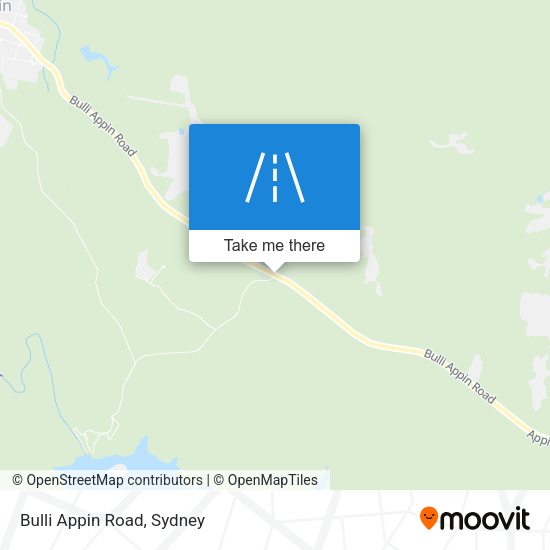 Bulli Appin Road map