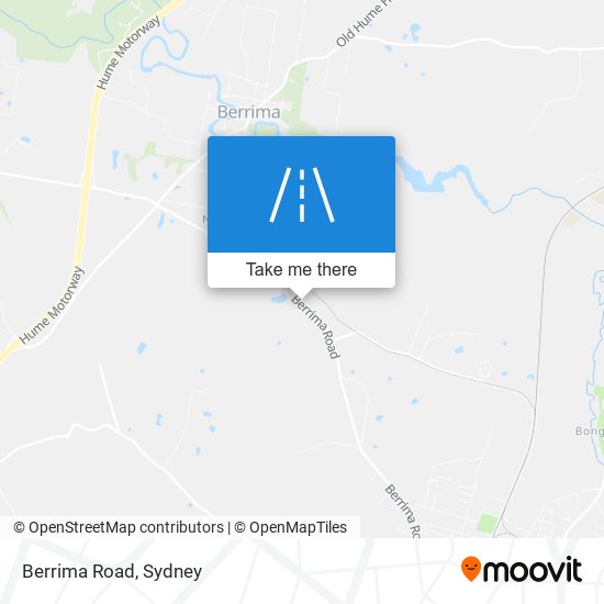 Berrima Road map