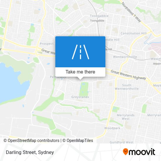 Darling Street map