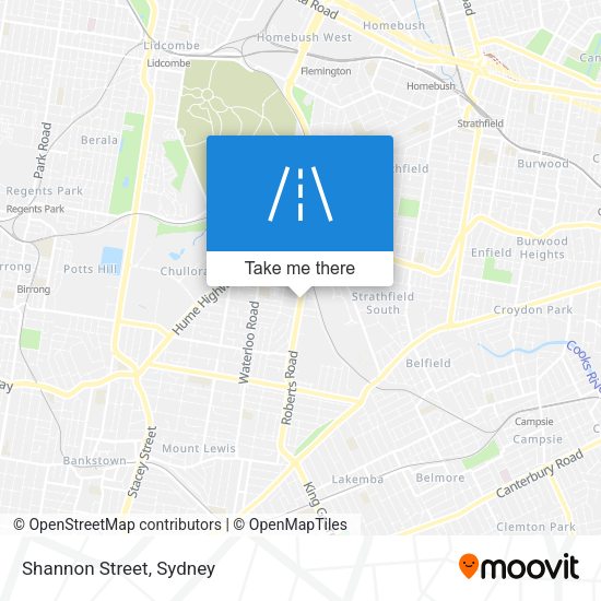 Shannon Street map