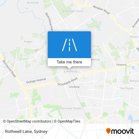 Rothwell Lane map