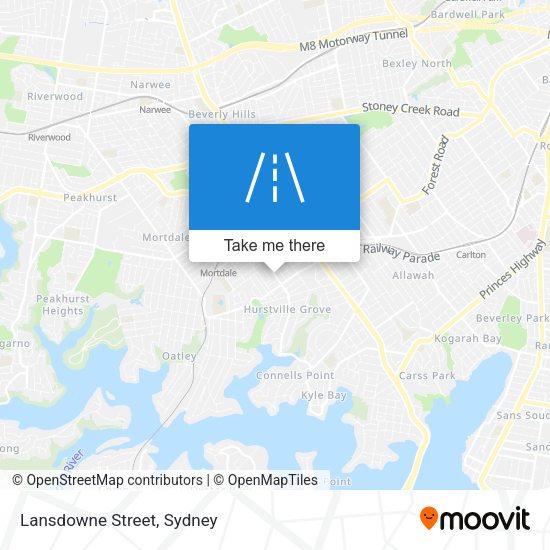 Lansdowne Street map