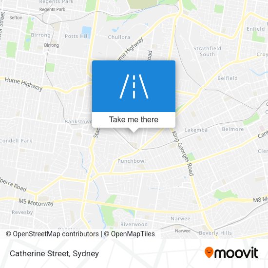 Catherine Street map