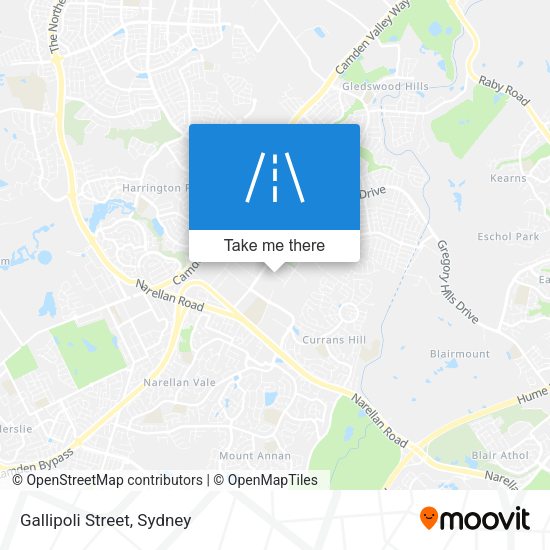 Gallipoli Street map