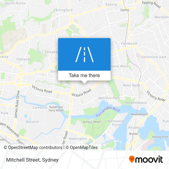 Mitchell Street map