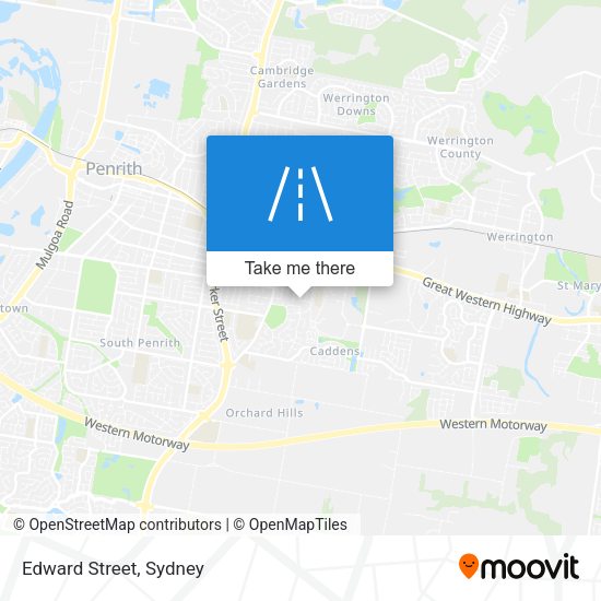 Edward Street map