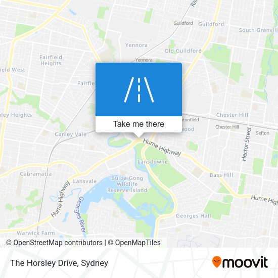The Horsley Drive map