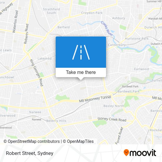 Robert Street map