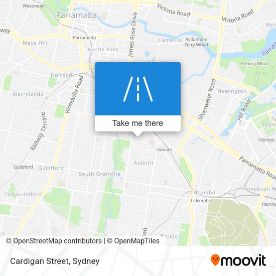 Cardigan Street map