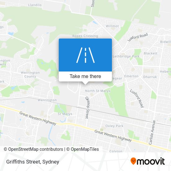 Griffiths Street map