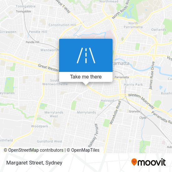 Margaret Street map