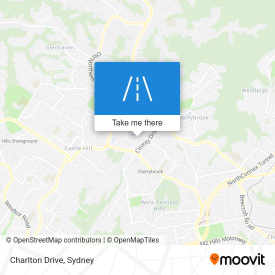 Charlton Drive map