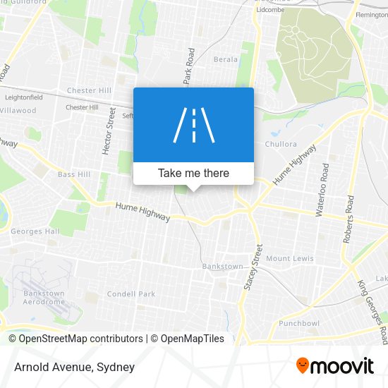 Arnold Avenue map