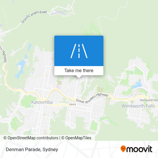 Denman Parade map