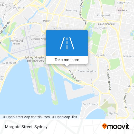 Mapa Margate Street