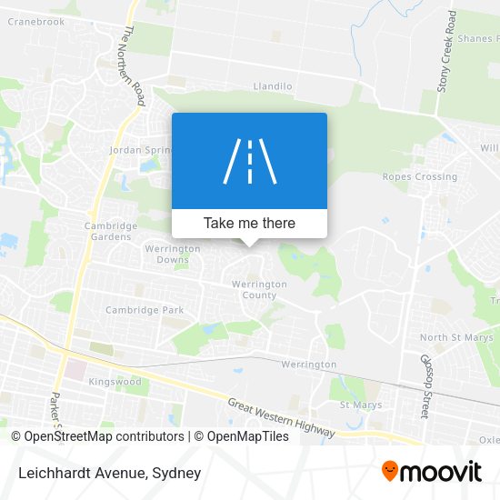 Leichhardt Avenue map