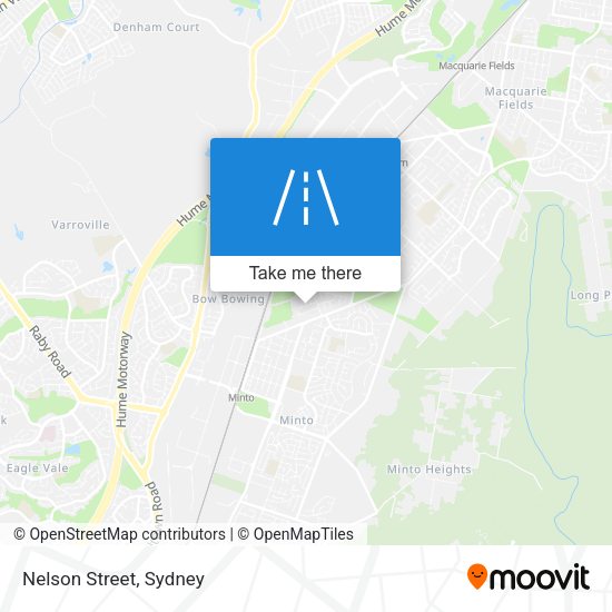 Nelson Street map